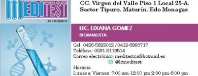La imagen 5 de la Empresa LABORATORIO CLINICO MEDITEST Tiroide en Maturín N