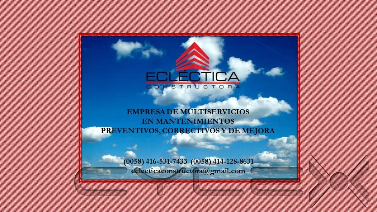 La imagen 10 de la Empresa ECLECTICA CONSTRUCTORA C.A.