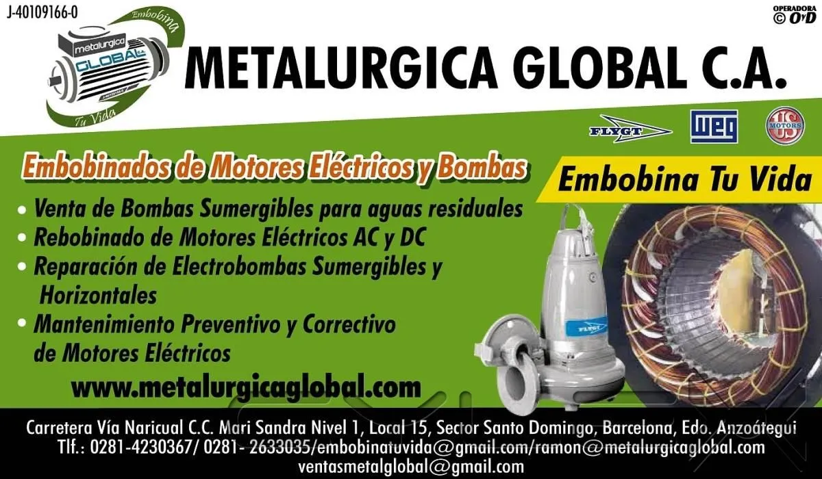 La imagen 1 de la Empresa METALURGICA GLOBAL CA