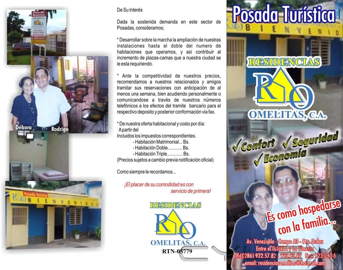 La imagen 4 de la Empresa POSADA TURISTICA OMELITAS