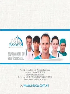 La imagen 1 de la Empresa ESOCA, C.A ESPECIALISTAS EN SALUD OCUPACIONAL