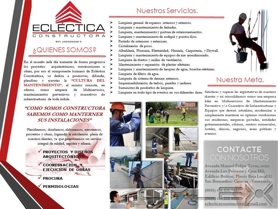 La imagen 38 de la Empresa ECLECTICA CONSTRUCTORA C.A.